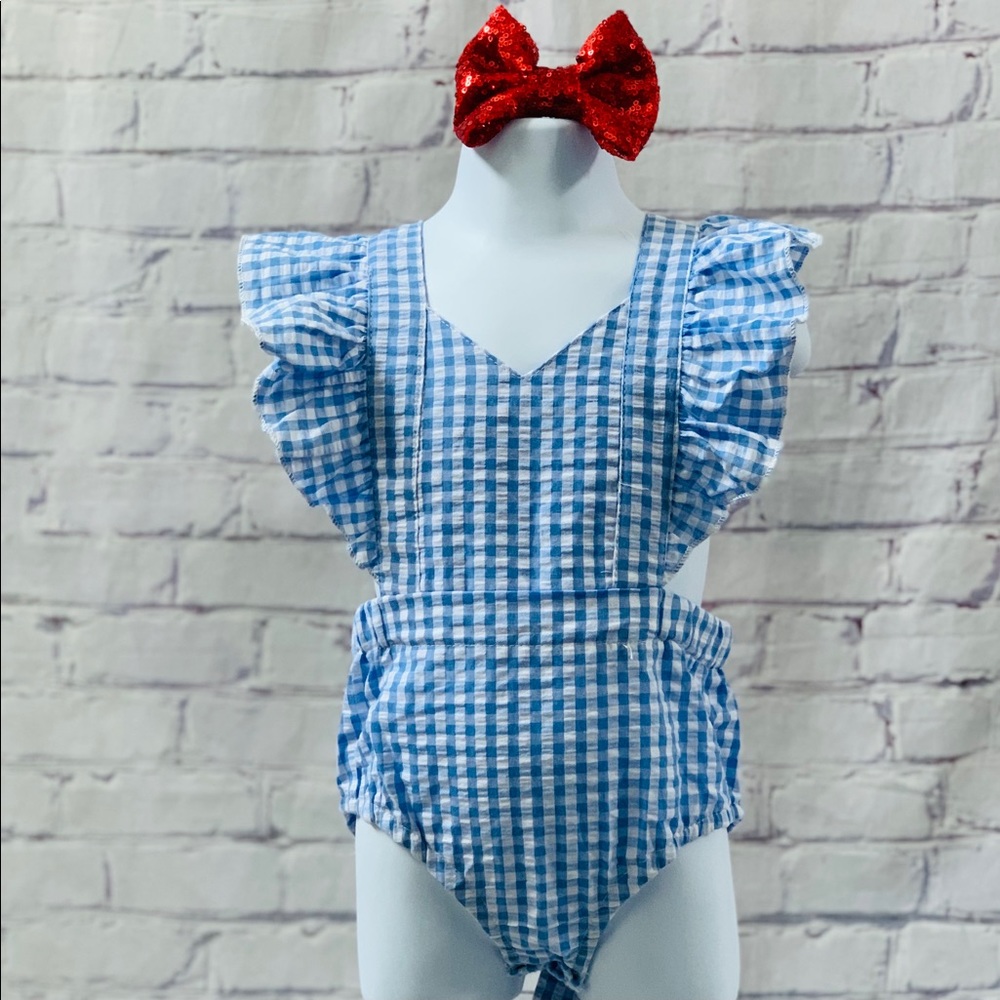 Boutique Baby Girls Ruffle Romper